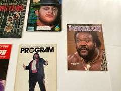 Wrestling programs and magazine, Classic Movie Monster stamp folder