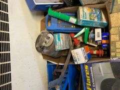New auto AC condenser, license plates, automotive and household lot