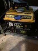 Contents of shelf: Wildfire WF1200 generator, vintage slide projector
