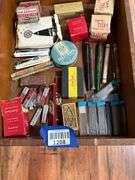 Vintage pens, pen points, pencil leads