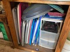 Plastic storage drawers and lids