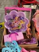 Doll accessories including: Barbie Rapunzel carriage, Barbie Beach Glam car