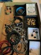 Costume jewelry: bangle and other bracelets, charms, misc