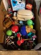 Toys including: Fisher Price xylophone and pull toy dog