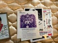Signed entertainer photographs