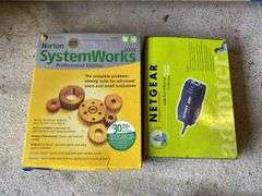 USB hub, ethernet adapter, CD drive, software