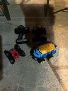 RC Kid Galaxy Morphibians vehicle and stunt car w/ controllers