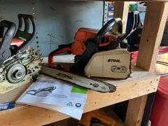 Two Stihl chainsaws (MS210 & MS018) - no chains, both were running when last used, but it has been a few years.