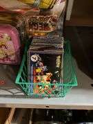 Pokeman cards and tins, Mega Looper stunt flyer in package