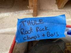 Thule roof rack clamps and bars