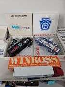 Three Winross model trucks in boxes: Maguire's Ford and PA Fish & Boat Commission