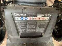 Kobalt cordless lawn mower w/ charger