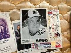 Signed entertainer photographs
