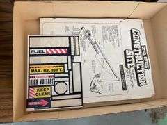 Construction Site playset and Big Loader construction set