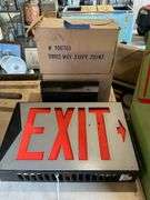 Lighted EXIT sign