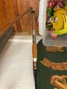 Two fishing rods, reel