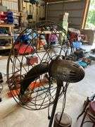 Vintage GE Freshnd-Aire pedestal fan