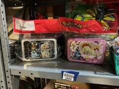 Pokeman cards and tins, Mega Looper stunt flyer in package