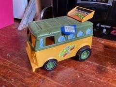 Teenage Mutant Ninja Turtle figure and van