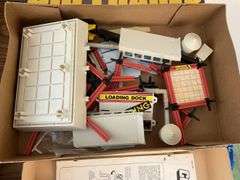 Construction Site playset and Big Loader construction set