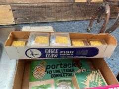 1960s-70s new old stock fishing items and tool kits