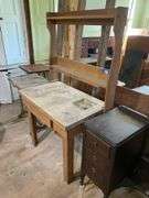 Work stand w/ drawer, two shelves on back section 37.5x22x64.5