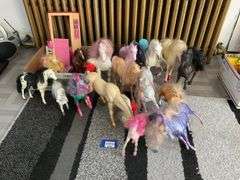Toy horse figures including: Barbie Riding Club, and Fashion Star Fillies