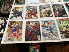 Comic books including: Superman, Super Girl