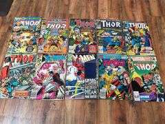 Comic books including: Thor, X-Men