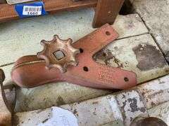 Vintage hitch attachments including 1950s Chevy Acme tongue coupler
