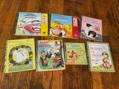 Children’s books including: Dr. Seuss, Little Golden Books