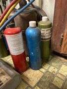 Welding tanks and gauges, propane torches, sparkers