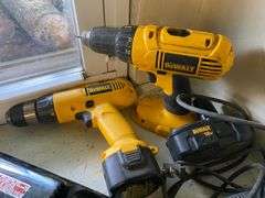 Craftsman double bench grinder and belt sander, cordless and power tools lot, PVC pipes