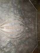 1793 hot air balloon etched glass plate