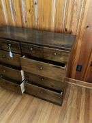 Dark pine chest of drawers 41.5x15x34