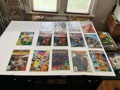Comic books including: Spider-Man, Fantastic Four, Catwoman, Green Goblin