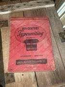 Vintage Royal manual typewriter and typing course book