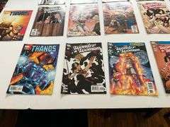 Comic books including: Wonder Woman, Thanos