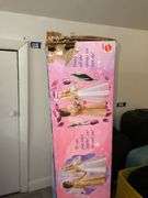 My Size Angel Barbie in box, and 2000 Celebration Barbie