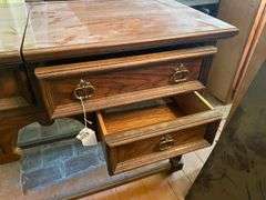Drexel oak server w/ expanding top 46x19x31