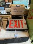 Lighted EXIT sign