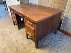 Vintage wooden office desk 60x36x30.5