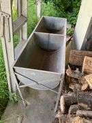 Galvanized double tub