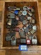 Vintage padlocks and keys