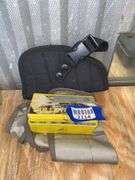 Holster, .490 round ball ammo, soft gun case