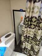 Health and hygiene items, full length mirror, irons, electric fan