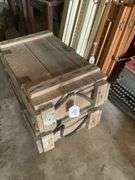 Two wooden ammo crates