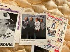 Signed entertainer photographs
