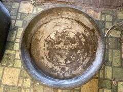 Oval galvanized tub and FarmMaster basin