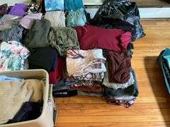 Large lot of sweaters/clothing
